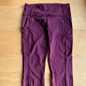 Lululemon Fast & Free tight II - 25” in cassis